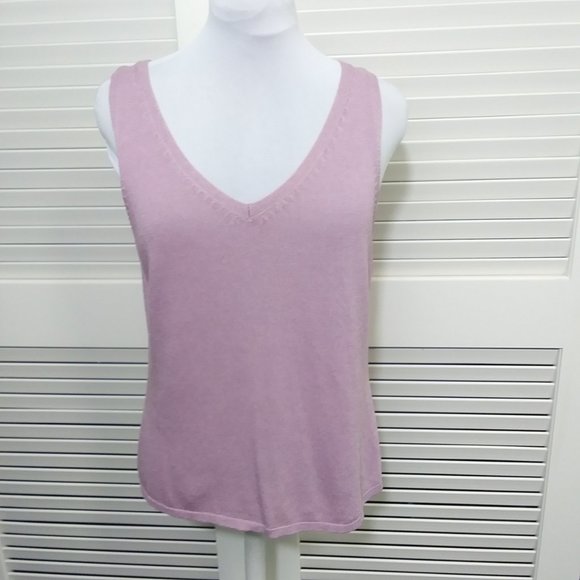 Eileen Fisher Tops - Eileen Fisher Sleeveless V Neck Tank Size XL